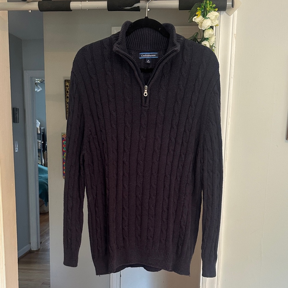 Croft & Barrow Men's Dark Navy Sweater